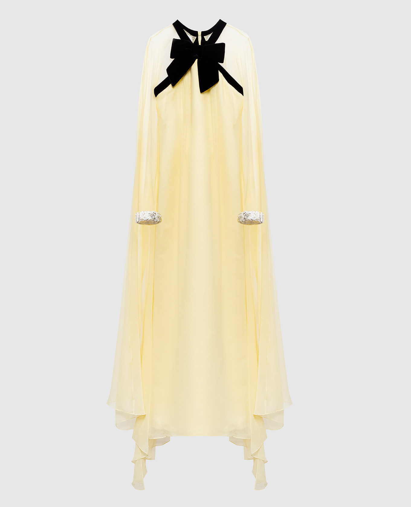 

Yellow silk dress Richard Quinn