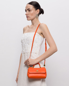Dolce&Gabbana My Sicily orange leather bag BB7864B7321