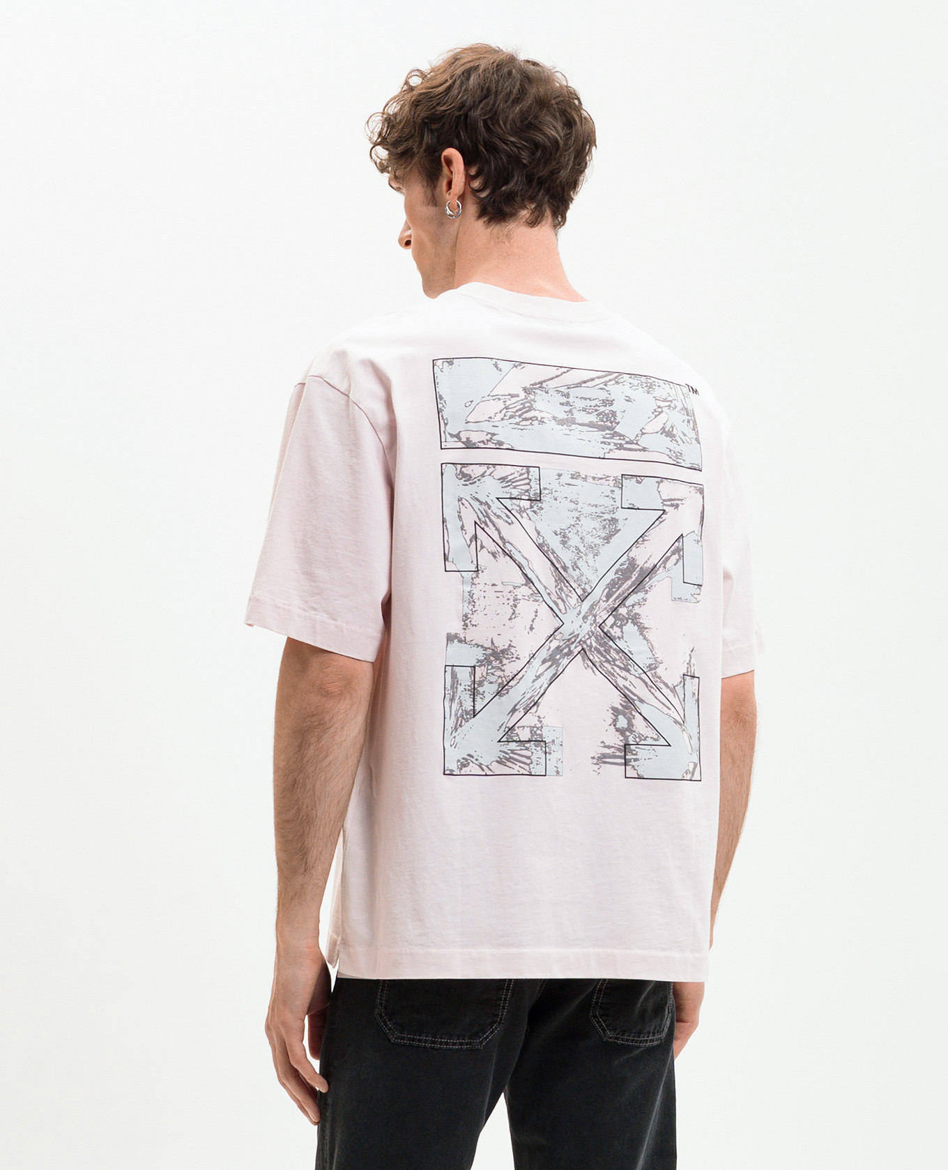 

Pink Paint Arrow T-shirt Off-White