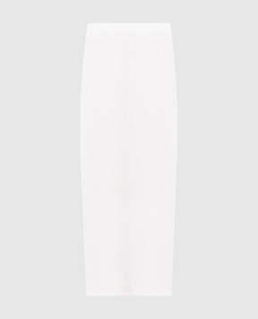 Gabriela Hearst Narayan ivory cashmere and silk skirt 4269017A144