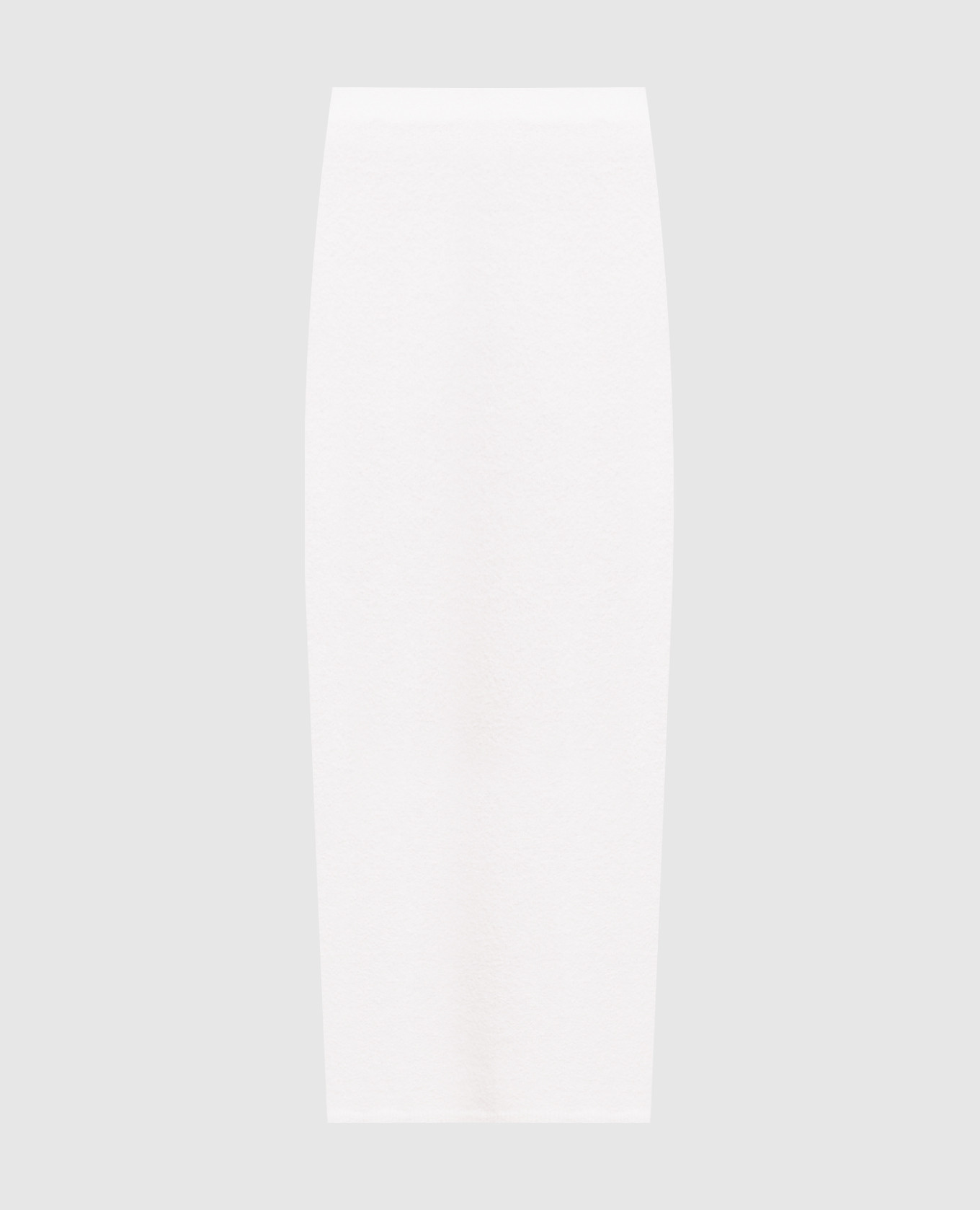 Narayan ivory cashmere and silk skirt