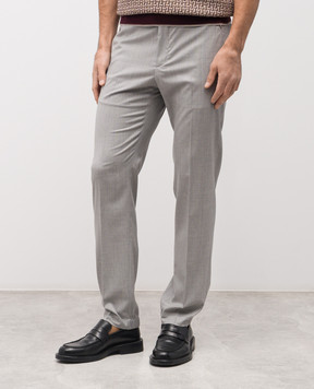 Stefano Ricci Gray wool pants M1T6100040W0005U