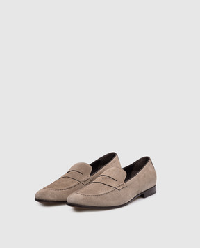 Peserico Brown suede loafers R79077C0CC799