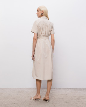 Peserico Beige shirt dress S02145A02769