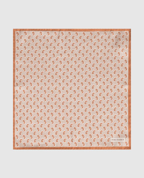 Pini Parma Reversible beige silk pachet scarf 60593702