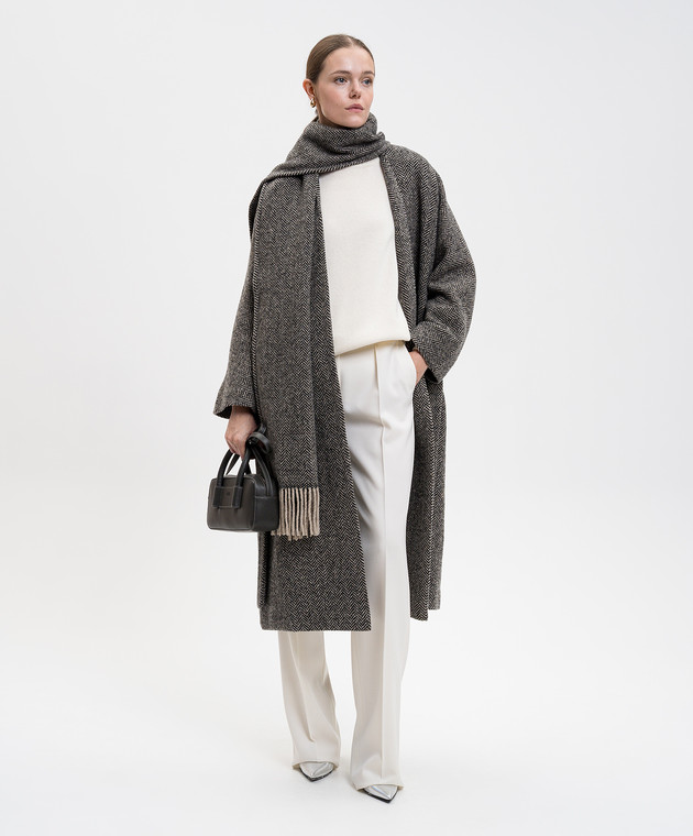 Max Mara Weekend - ZENICA wool coat with scarf ZENICA - shop with