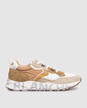 Voile Blanche Brown combination sneakers CLUB01 0012017465142D47