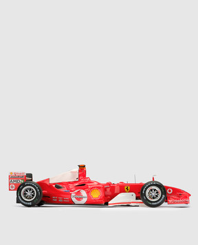 Amalgam Red souvenir in the shape of a Ferrari F2004 car M6050