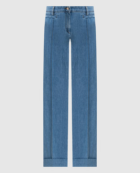 Missoni Blue flared jeans with cuffs DS26SI0LBW00ZB