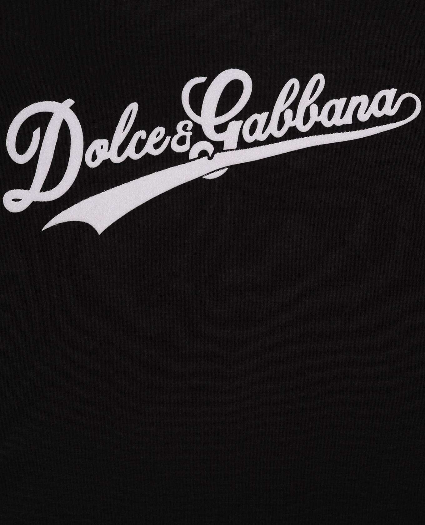 Children's black T-shirt with logo Dolce&Gabbana 3