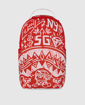 Sprayground Children's red backpack NITRO STATIC 910B8563NSZ