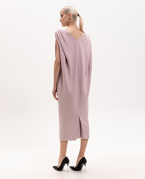 Balenciaga Pink silk and wool dress 872519TUT14