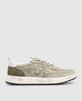 Premiata NOUS suede sneakers in khaki NOUS
