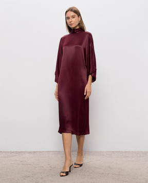 Solotre Burgundy dress M1AC0107