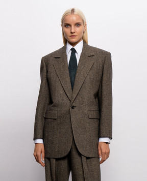 Saint Laurent Patterned wool jacket 866250Y3L22
