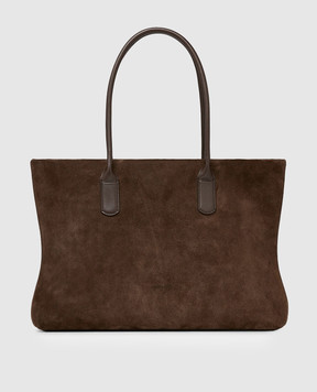 Marsell Dipona brown suede tote bag MB0501P024
