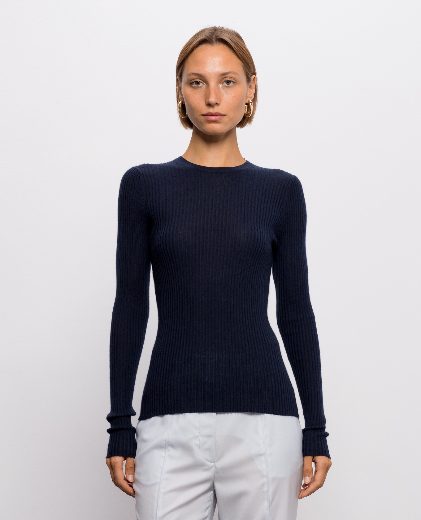 Browning blue cashmere and silk jumper Gabriela Hearst 3