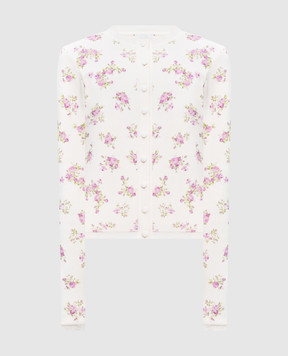 Magda Butrym Pink printed cardigan KNITWEAR18CARDIG349526
