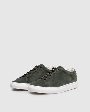 MooRER Boldini green suede sneakers BOLDINIP5