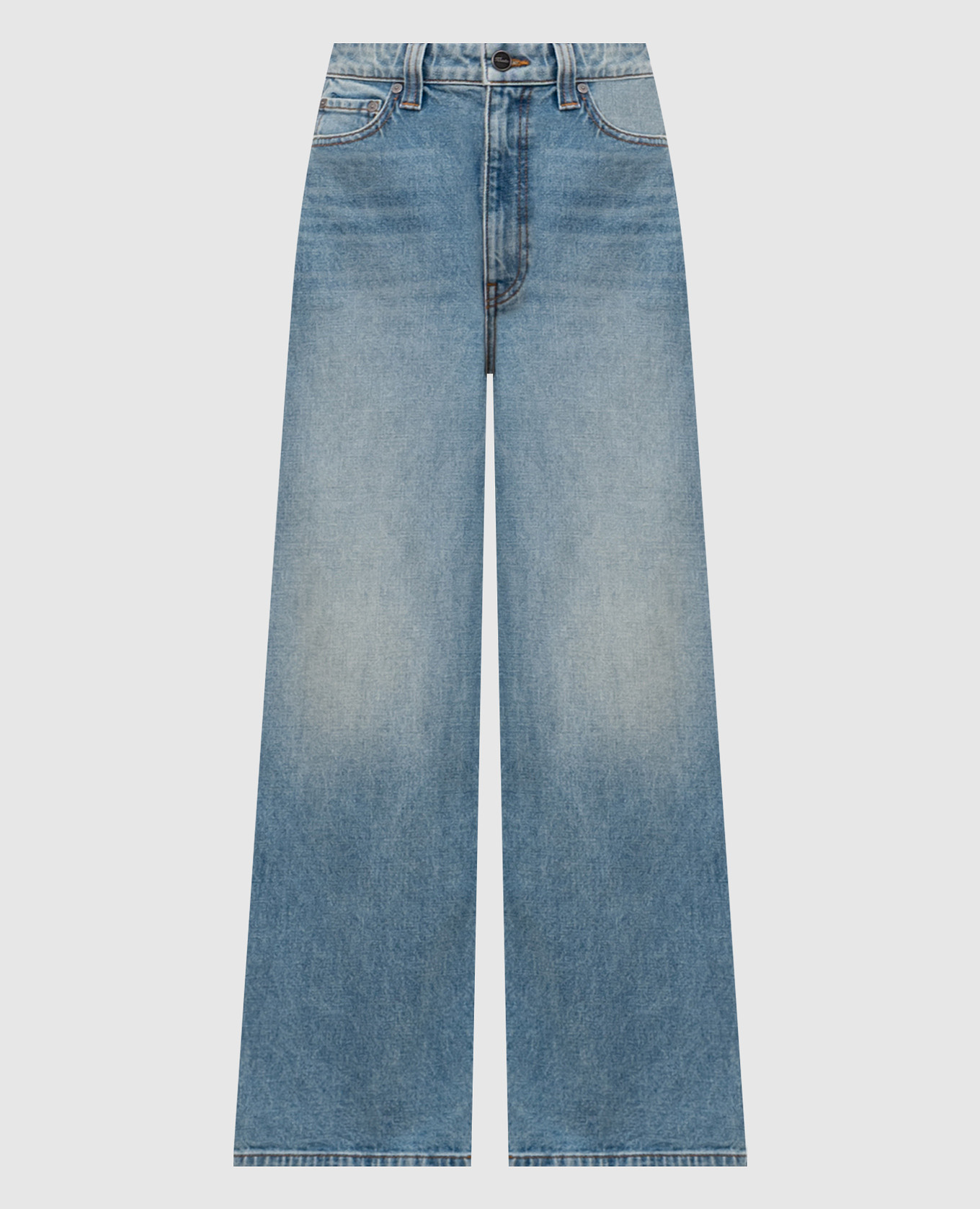

Delina blue distressed jeans Khaite, Light blue