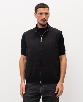 Stefano Ricci Black vest with logo M6J4100020PL001HSAC64