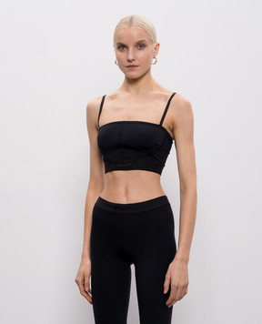 Tom Ford Black top with logo pattern TSJ472JEX166
