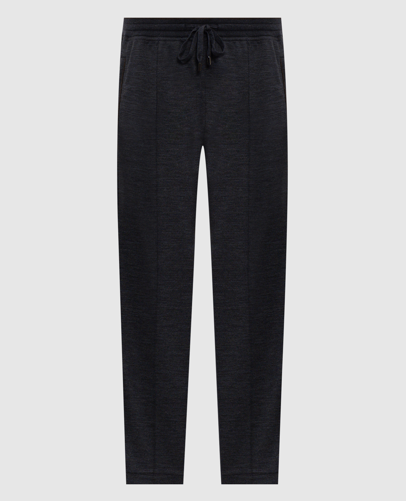 Blue wool sweatpants