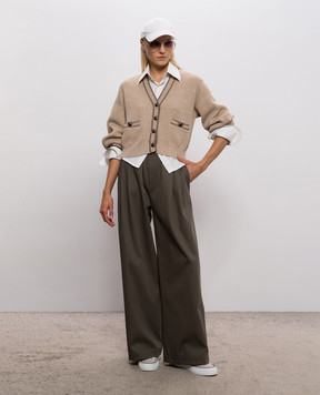 Brunello Cucinelli Khaki pants MB156P9309