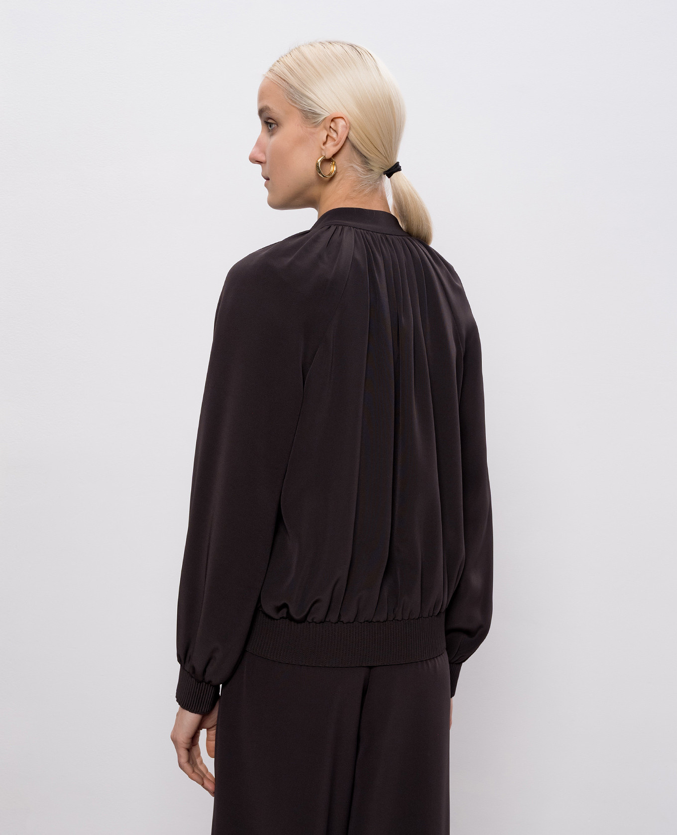 Brown Mira bomber jacket JOSEPH 4