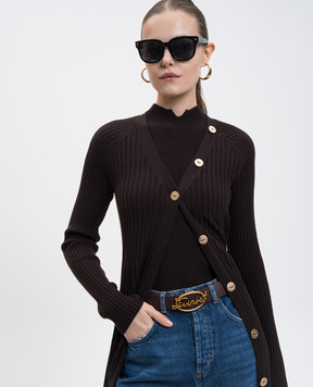 Twinset Brown belt with logo 252TO553A