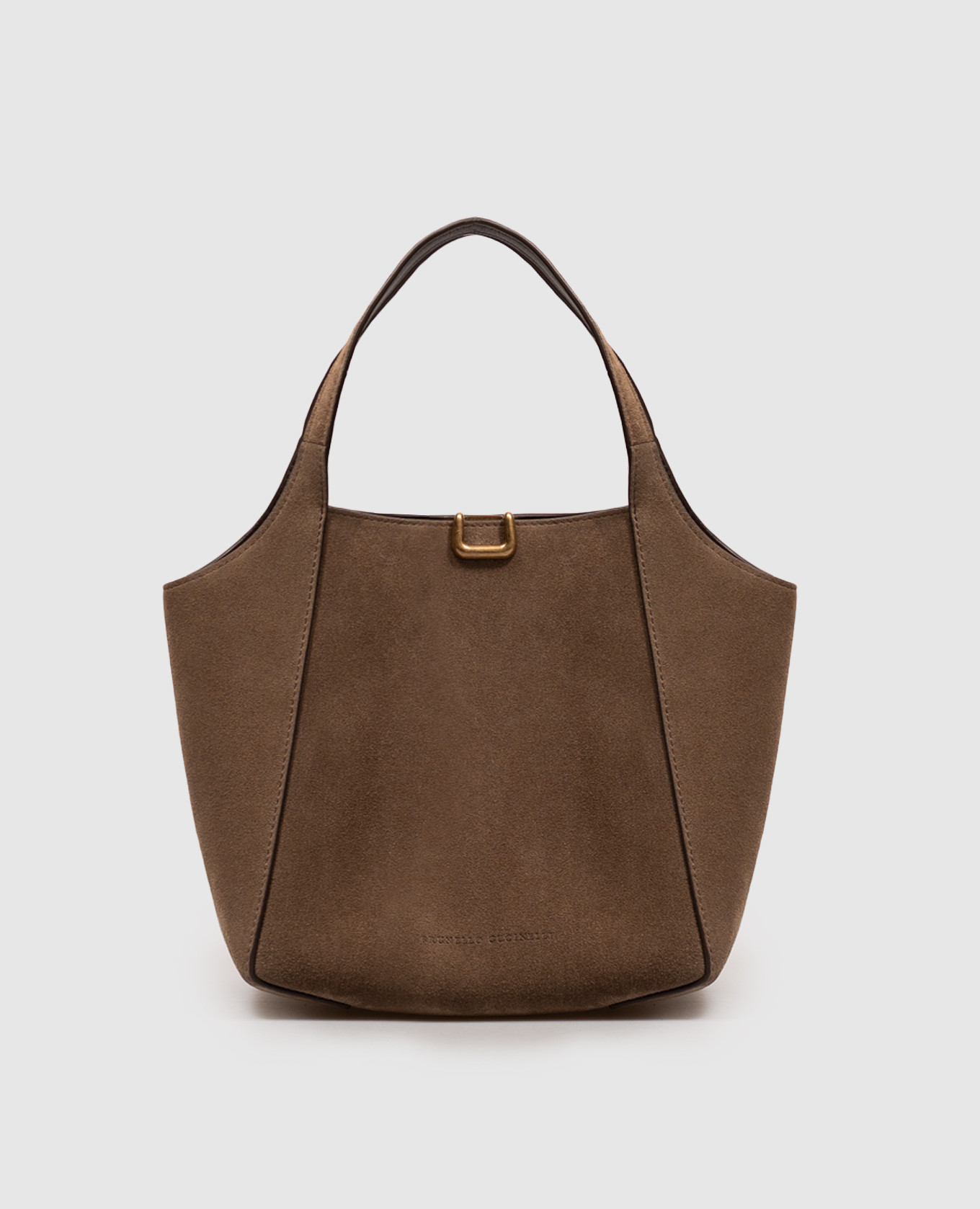 Brown suede bag Storial