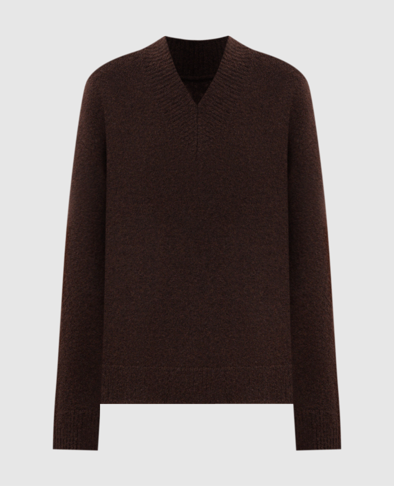 Brown wool sweater