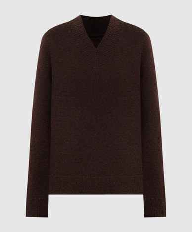 Brown wool sweater