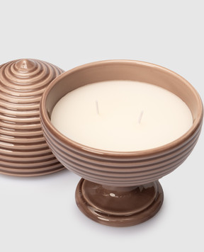 Palais Royal Campo Di Fragole aromatic candle in a ceramic candle holder with lid 37859