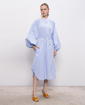 Loulou de Saison Blue VITTI shirt dress VITTI