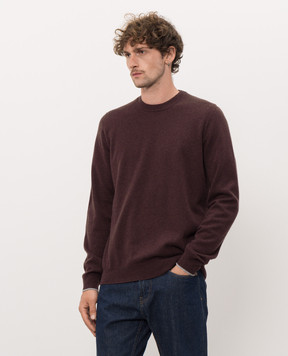 Peserico Burgundy cashmere sweater R59412F12D9010