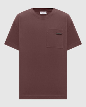 Brunello Cucinelli Marsala T-shirt MPT81EC710