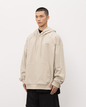 Juun.j Khaki printed hoodies JC6341P70A