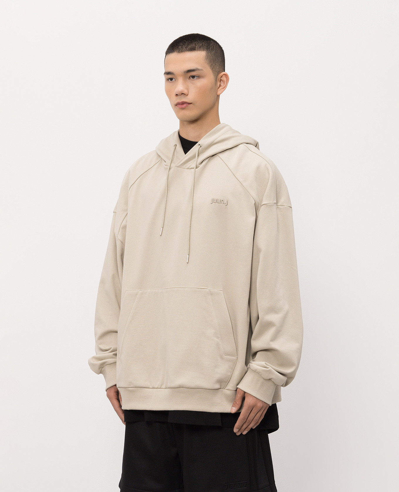 Khaki printed hoodies Juun.j 3