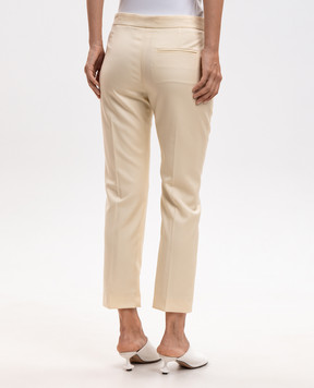 Alexander McQueen Yellow wool pants 830044QJAGA