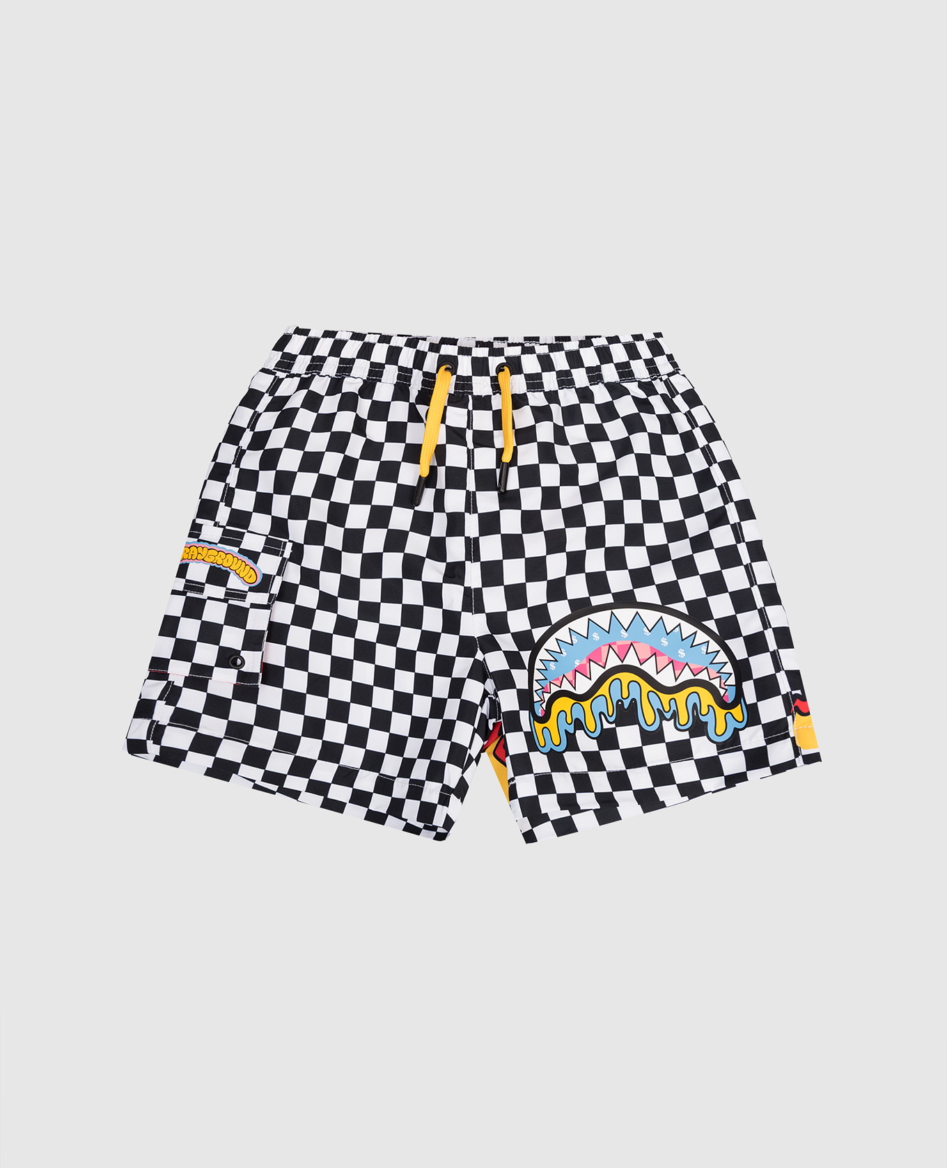 

Children's checkered swim shorts Sprayground, White