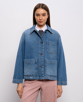 Max Mara Weekend CIRCOLI blue denim jacket WKDCIRCOLI