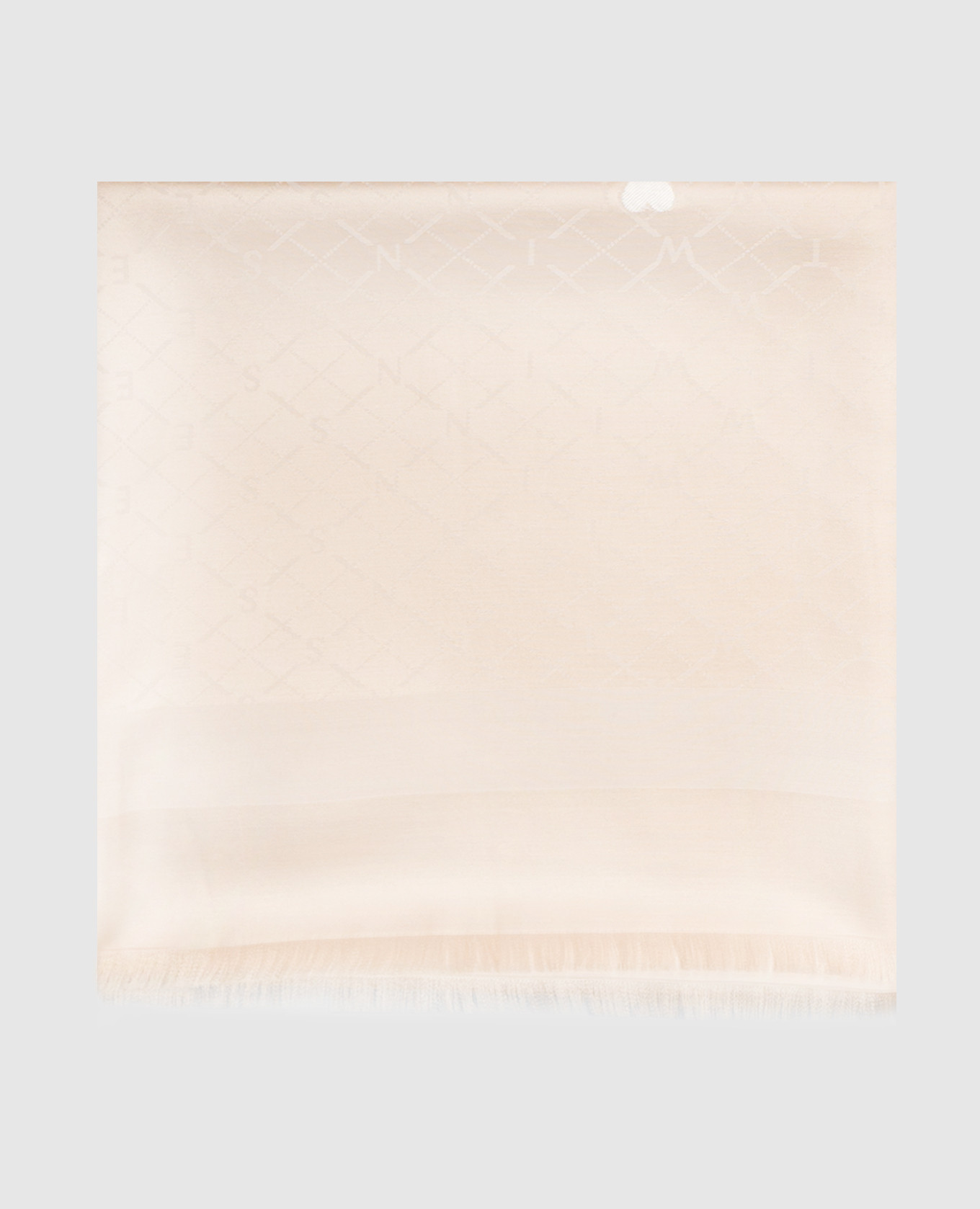 

Beige scarf in woven logo pattern Twinset
