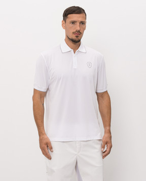 Brunello Cucinelli White shorts with logo print MB4223590T