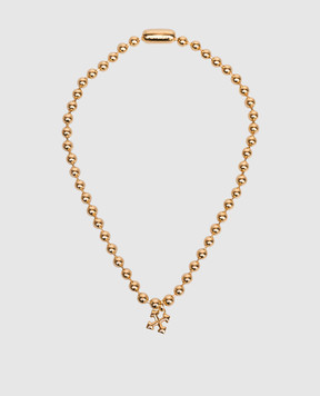 Off-White Gold-tone Arrow pendant necklace OWOB13WC99MET001