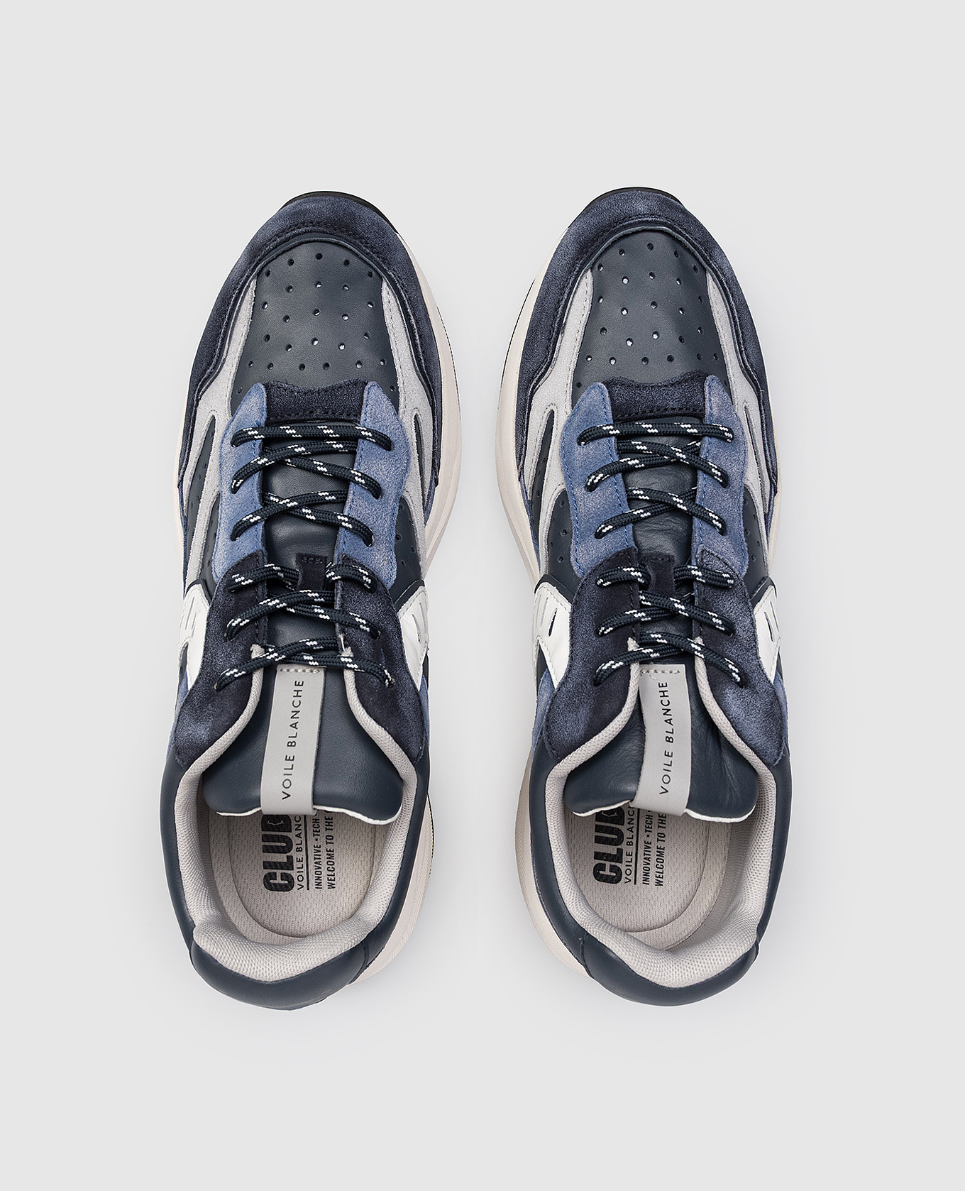 

Blue combination sneakers CLUB22 Voile Blanche