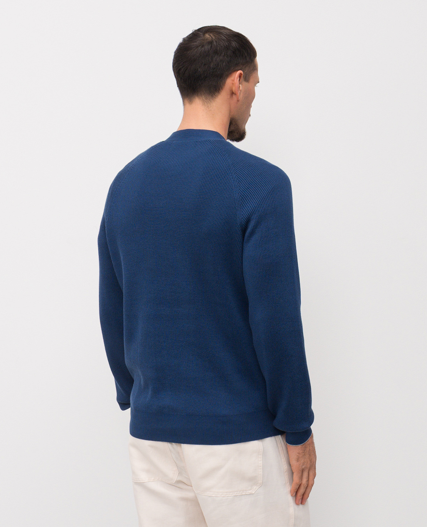 Blue cardigan Brunello Cucinelli 4