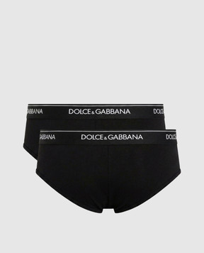 Dolce&Gabbana Set of black briefs M9C03JONN95