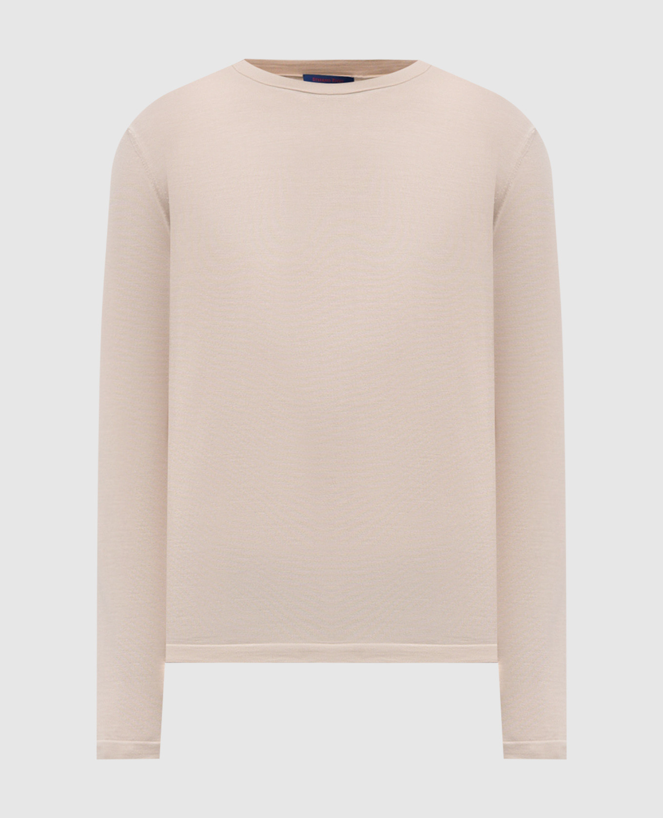

Beige cashmere longsleeve Stefano Ricci