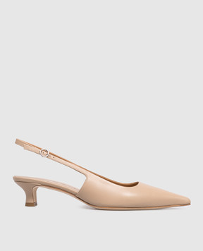Aeyde Catrina beige leather slingbacks PU0114001224126